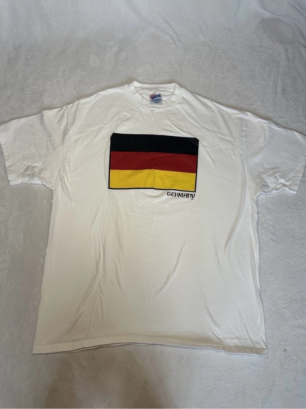 Vintage Hanes Beefy-T German Flag Germany Mens T shirt Tee 90s XL